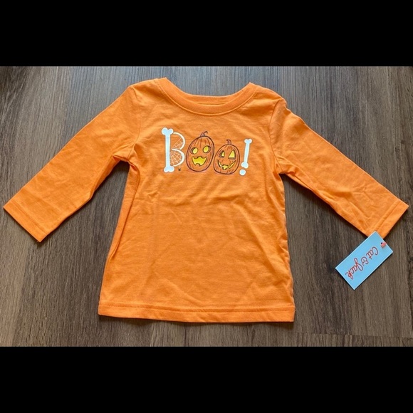 Cat & Jack “Boo” Pumpkin & Bat Outfit- New! 12 Months - Picture 2 of 5